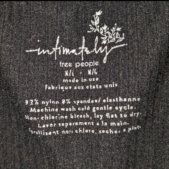 Last chance! INTIMATELY FREE PEOPLE Womens Black Spaghetti Strap Tank - Picture 5 of 5